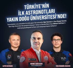 Astronotlar YDÜ'de - 2 Mayıs Cuma, 10.00