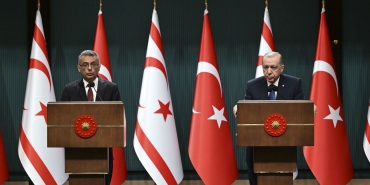 Cumhurbaşkanı Erdoğan ile KKTC Cumhurbaşkanı Erhürman ortak basın toplantısı düzenledi