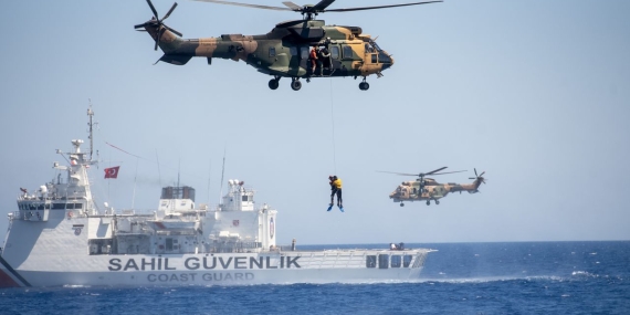 17816757647911750924623688Caner Gönyeli Tatbikatı deniz safhası yapıldı-1-so