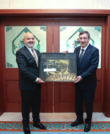 Prof. Dr. Tamer Şanlıdağ ve Cevdet Yılmaz