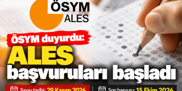 ALES Başvuruları Başladı (1)