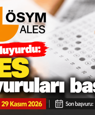 ALES Başvuruları Başladı (1)