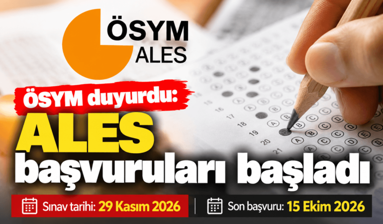 ALES Başvuruları Başladı (1)