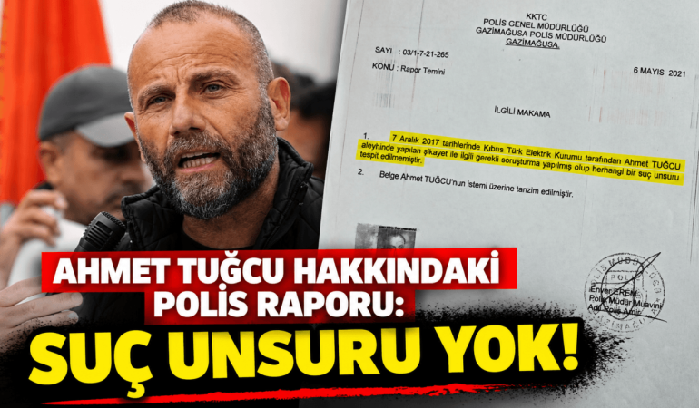 Ahmet Tuğcu Hakkında Polis Raporu (1)