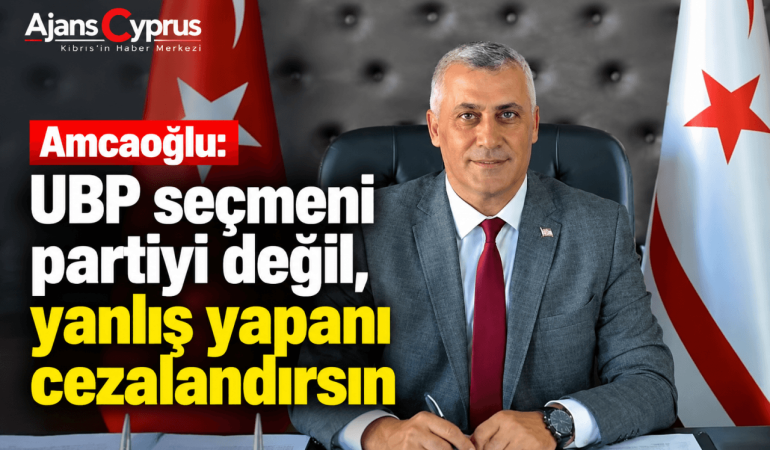 Amcaoğlu’ndan UBP Seçmenine Mesaj (1)