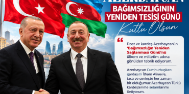 Azerbaycan Bağımsızlığı Kutlama Posteri