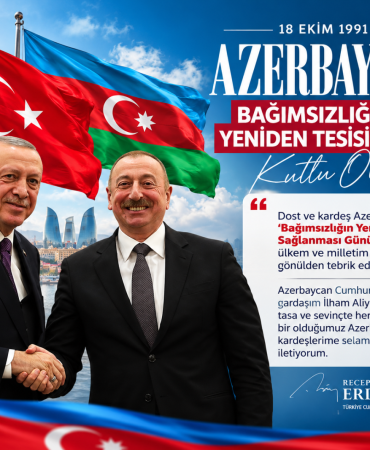 Azerbaycan Bağımsızlığı Kutlama Posteri