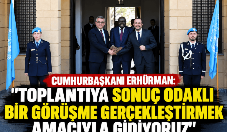 BM Bayrakları Önünde Diplomatik El Sıkışma