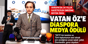 Basın Toplantısında Diaspora Medya Ödülü (1)