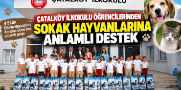 Çatalköy İlkokulundan Sokak Hayvanlarına Destek (1)