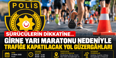Girne Yarı Maratonu Yol Kapanışları (1)
