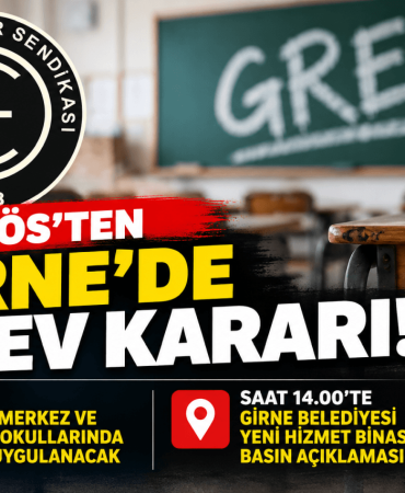 Girne’de Öğretmenler Grevi Duyurusu (1)