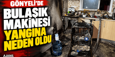 Gönyeli’de Yangına Neden Olan Bulaşık Makinesi (1)
