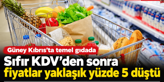 Güney Kıbrıs’ta Temel Gıda Fiyatları Düştü (1)