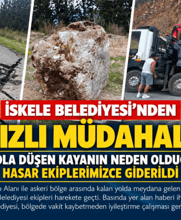 İskele Belediyesi’nden Hızlı Müdahale (1)