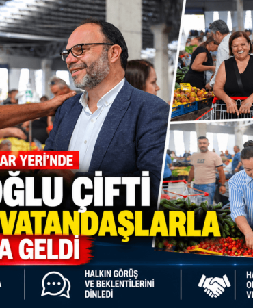 İskele Kapalı Pazarda Esnaf ve Vatandaşlarla Buluşma