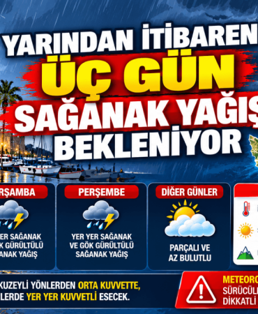 KKTC’de Üç Günlük Sağanak Uyarısı (1)