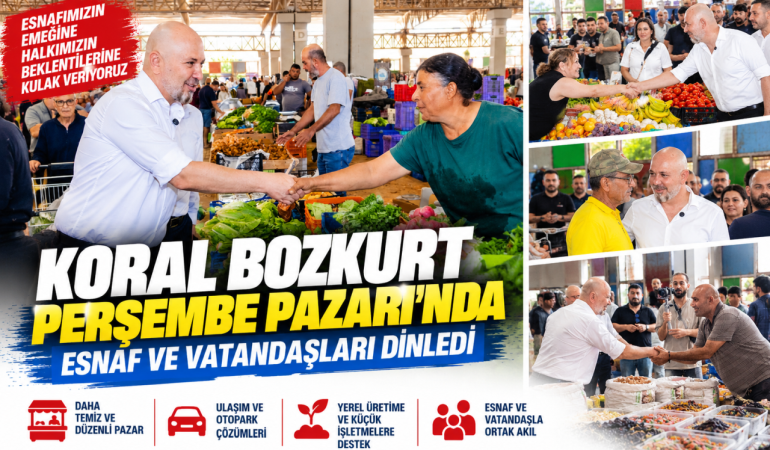 Koral Bozkurt Perşembe Pazarı’nda