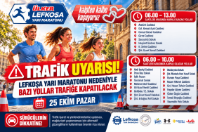 Lefkoşa Yarı Maratonu Trafik Uyarısı (1)