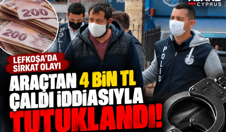 Lefkoşa’da 4 Bin TL Hırsızlık İddiası (1)
