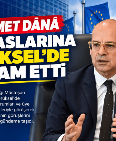 Mehmet Dânâ Brüksel’de Temaslarını Sürdürdü (1)