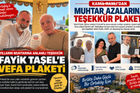Ortaköy’de Vefa ve Teşekkür Plaketleri (1)