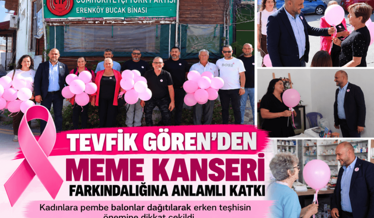 Pembe Balonlarla Meme Kanseri Farkındalığı