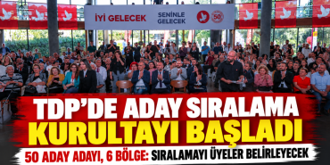 TDP Kurultayında Aday Sıralaması