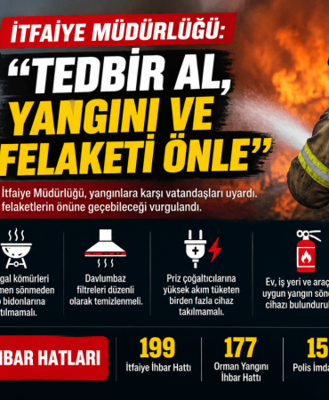 Tedbir Al, Yangını Önle (1)