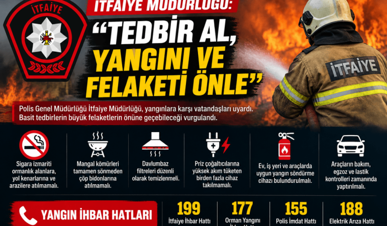 Tedbir Al, Yangını Önle (1)