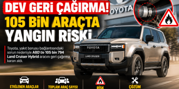 Toyota’dan Dev Geri Çağırma Uyarısı (1)