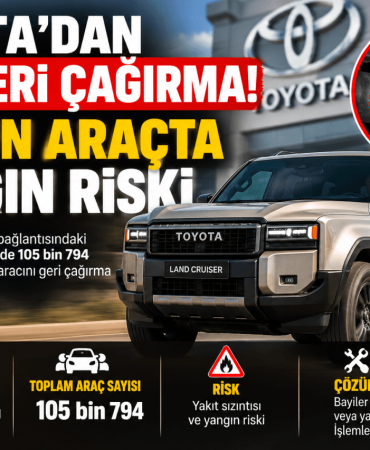 Toyota’dan Dev Geri Çağırma Uyarısı (1)