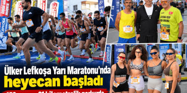 Ülker Lefkoşa Yarı Maratonu Heyecanı (1)