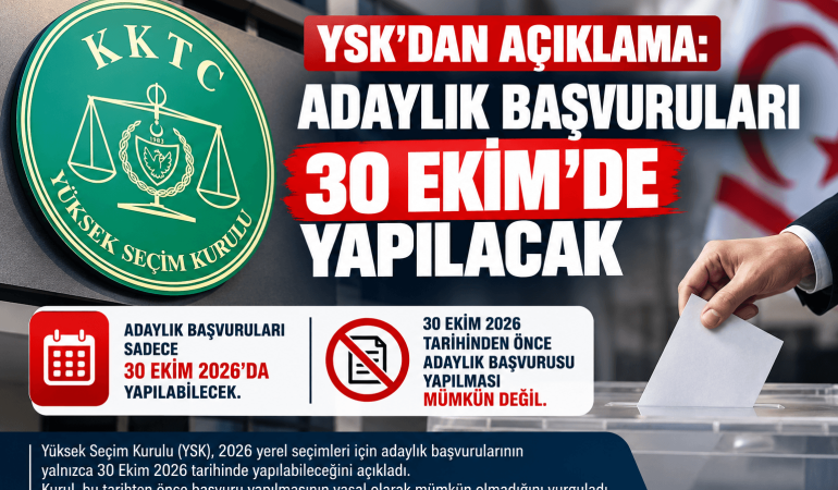 YSK’dan Adaylık Başvurusu Açıklaması (1)