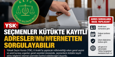 YSK’den Seçmen Adresi Sorgulama Rehberi (1)