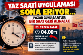 Yaz Saati Uygulaması Sona Eriyor (1)