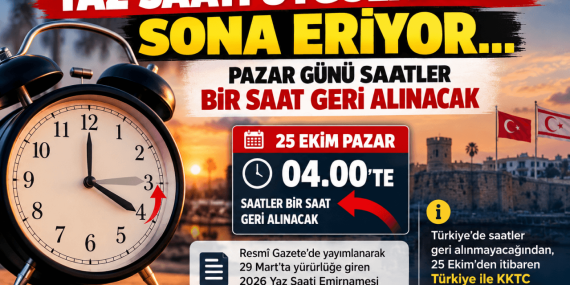 Yaz Saati Uygulaması Sona Eriyor