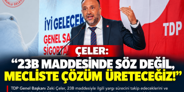 Zeki Çeler’den 23B İçin Çözüm Sözü (1)