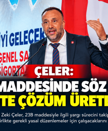 Zeki Çeler’den 23B İçin Çözüm Sözü (1)